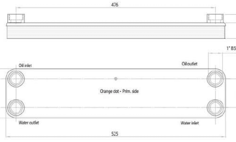 INTERCAMBIADOR CALOR DE PLACAS M25