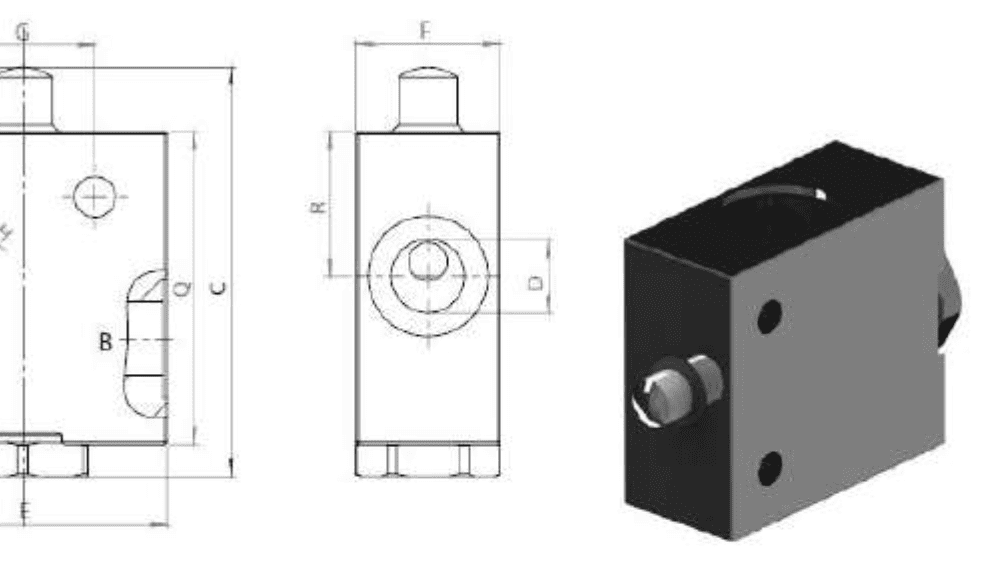 VÁLVULA FINAL DE CARRERA 2 VÍAS  ESCD