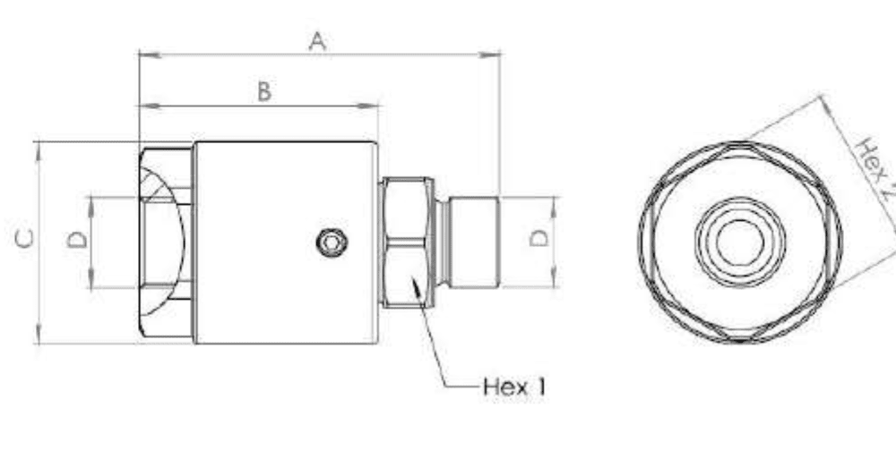 RACOR GIRATORIO EN LÍNEA SJL