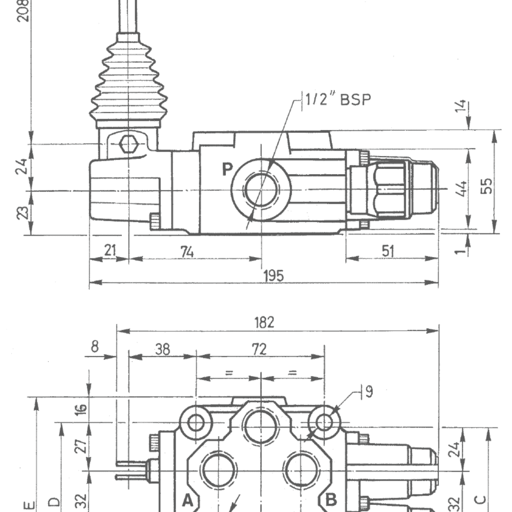 DISTRIBUIDOR JOHN DEERE 1/2"