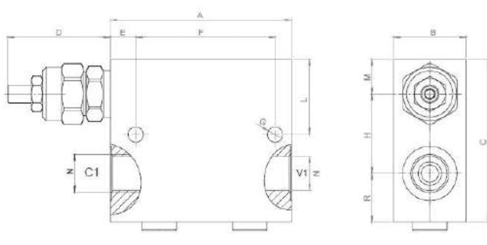 VÁLVULA SECUENCIA ALUMINIO PROTECCIÓN CAP SV80