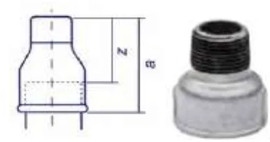 Reduced Hose-to-Male Bushing