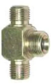 Square M-M-M Gas Thread 60° Cone Tee