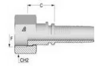 Flat Seat BSP Elbow
