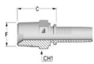 Male Fixed BSPT Threaded Fitting