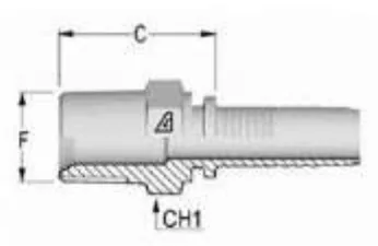 Male Fixed 60° NPT Thread Fitting