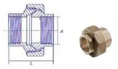3-Piece Hose-to-Hose Union