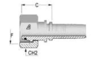 Straight Elbow Metric DKOL