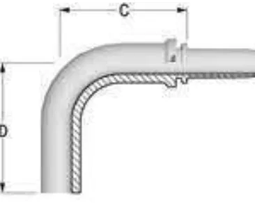 90° Smooth Spigot Elbow for Hose