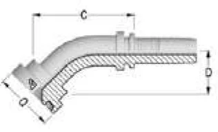 Flanged 45° Elbow S-3000