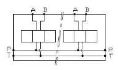 NG 6-Station Rear Output Steel Hydraulic Block