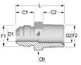 SAE NPT Hydraulic Fitting