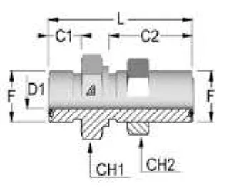 ORFS Bypass Fitting