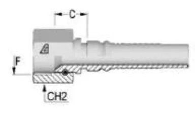 Female JIC 37° Cone for Hose