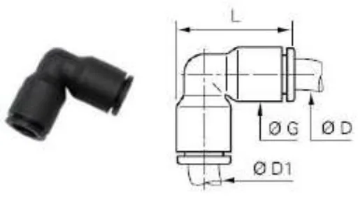 90° Equal and Reducing Elbow Fitting