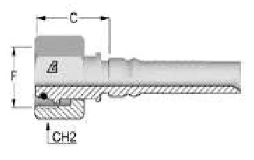 Female Metric Cone 24° DIN 3865