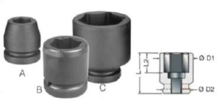 1" Hex Impact Socket