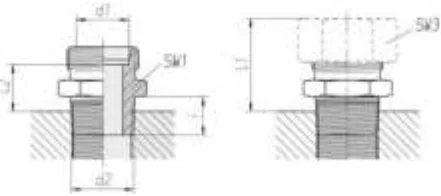 Straight Conical GE Light Series Hydraulic Coupling