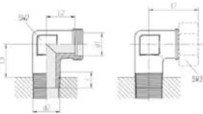 90° Conical Welded Light Series Elbow