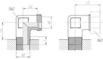 90° Welded End NPT Light Series Elbow