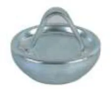 Humet Knurled Steel Male Plug