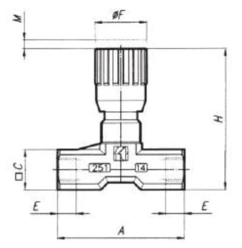 Two-Way Inline Flow Regulator Economic Series