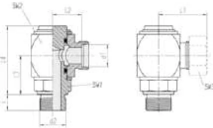 Cylindrical Swivel Metal Coupling Without Heavy Series
