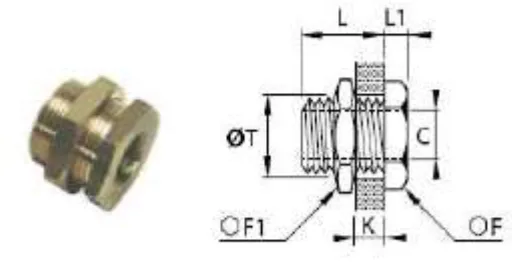 Equal Female Pipe Adapter BSPP and Metric