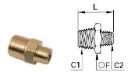 Male BSPT Equal and Reducing Union