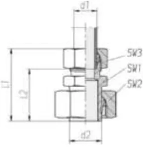 KOR Stainless Steel Light Series Reducing Adapter