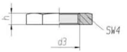 Metric Pipe Pass-Through Nut