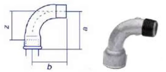 90° Male/Female Elbow Fitting