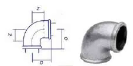 90° Hose-to-Hose Elbow Fitting