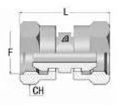 60° Cone Gas Adapter for Elbow Connections
