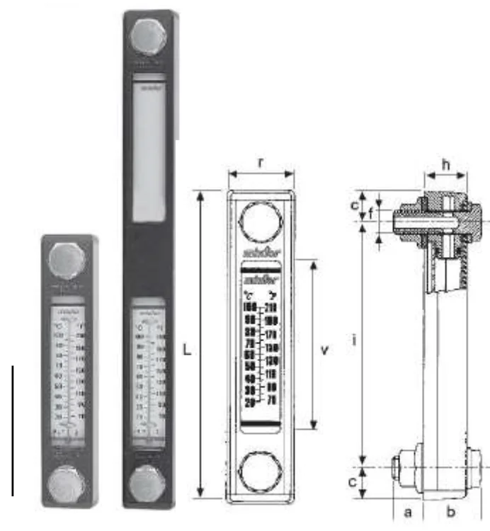 Thermometer Level Gauge
