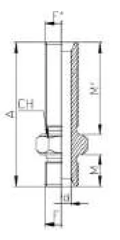 Gas Pass-Through 60° Cone Fitting